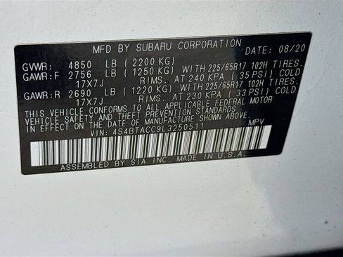 Used 2020 Subaru Outback Premium w/ Popular Package #1 image 23