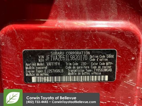 Used 2020 Subaru WRX STI w/ Popular Package #3 (IZT) image 25