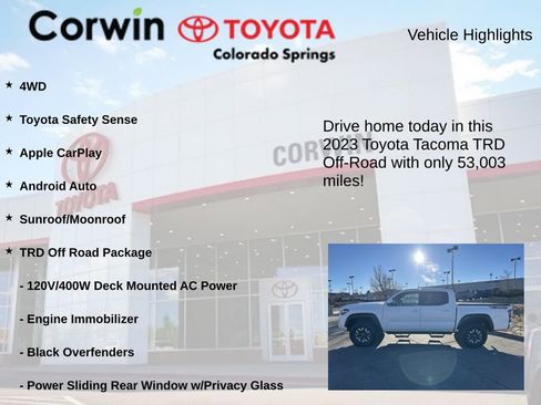 Used 2023 Toyota Tacoma TRD Off-Road image 6