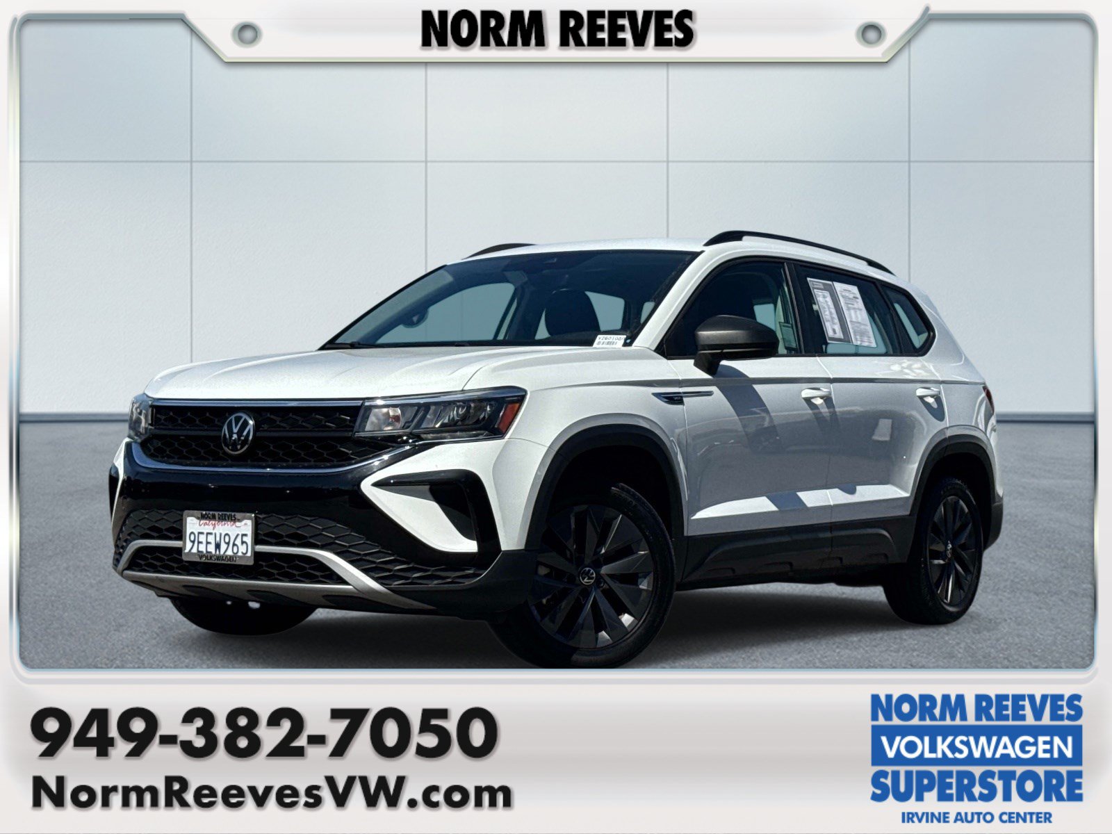 Certified 2023 Volkswagen Taos S w/ Driver Assistance Package FWD image 1
