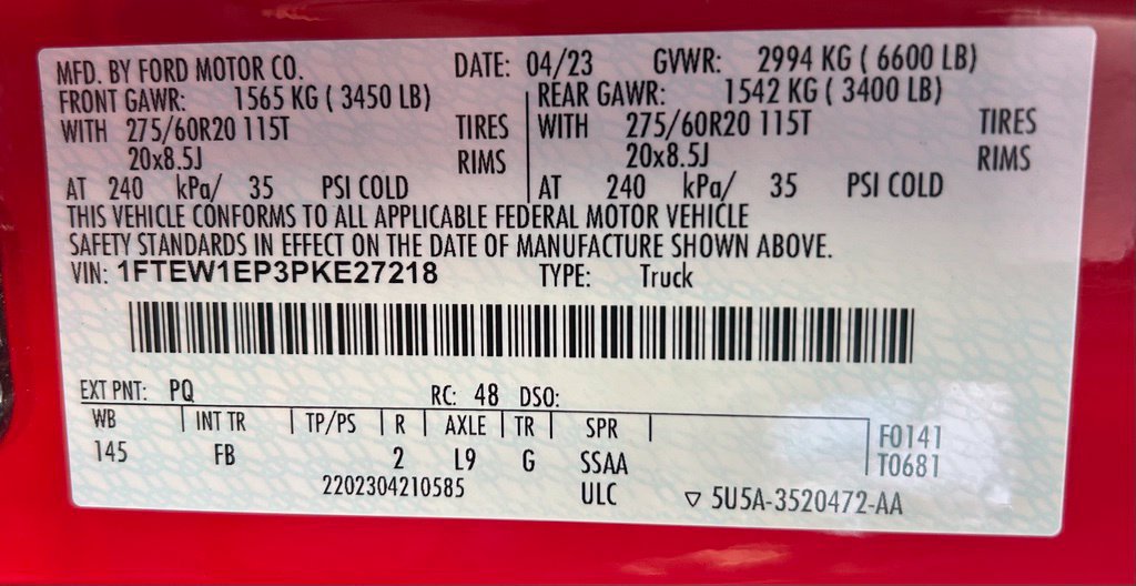 Used 2023 Ford F150 XLT w/ Equipment Group 302A High AWD/4WD image 29