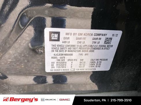 Certified 2022 Buick Encore Preferred w/ Safety Package AWD/4WD image 38