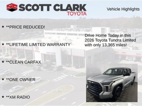 Used 2026 Toyota Tundra Limited w/ Nightshade Package AWD/4WD image 12