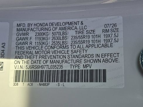 New 2026 Honda CR-V Sport Touring image 19