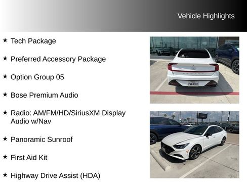 Used 2021 Hyundai Sonata SEL Plus w/ Tech Package FWD image 9
