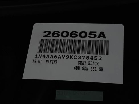 Used 2019 Nissan Maxima SR w/ Premium Package FWD image 35