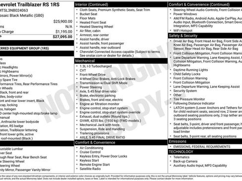 Used 2022 Chevrolet TrailBlazer RS image 36