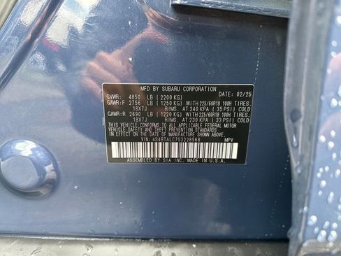 Certified 2025 Subaru Outback Onyx Edition image 16