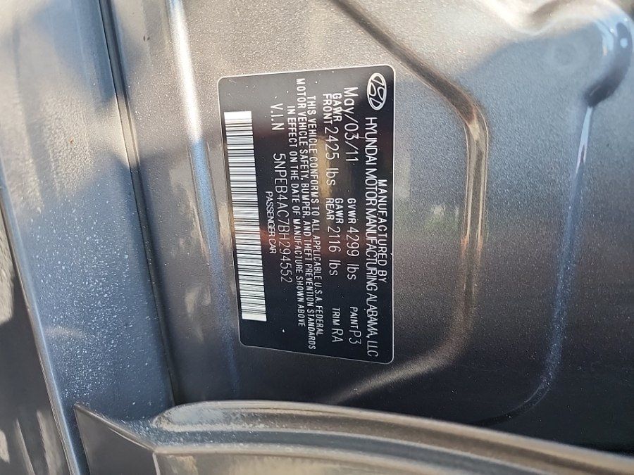 Used 2011 Hyundai Sonata GLS w/ Popular Equipment Pkg 2 FWD image 13