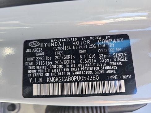 Certified 2023 Hyundai Kona SE AWD/4WD image 37