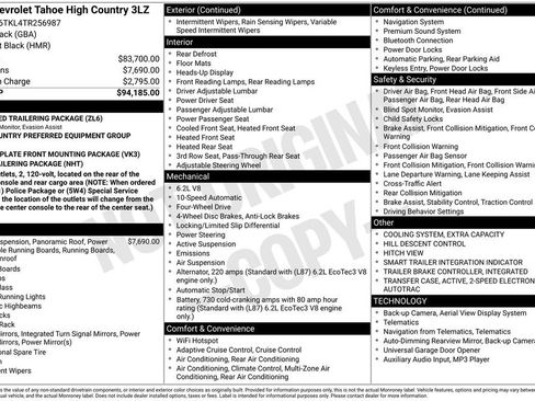 New 2026 Chevrolet Tahoe High Country image 8