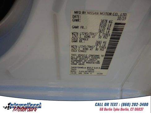 Used 2020 Nissan NV 1500 SV RWD image 7