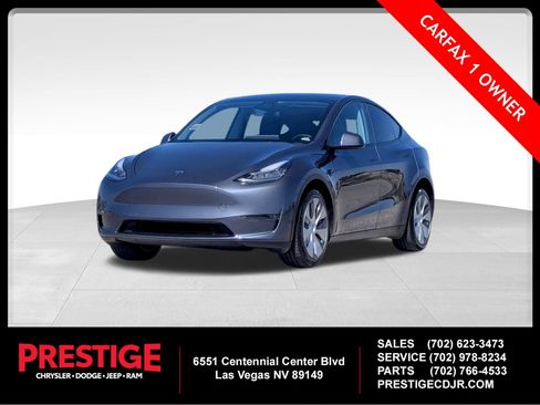Used 2020 Tesla Model Y Long Range AWD/4WD image 1