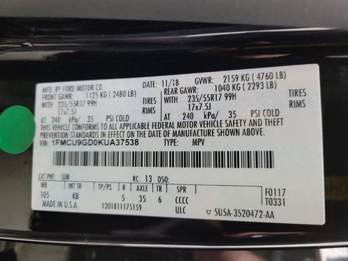 Used 2019 Ford Escape SE AWD/4WD image 33