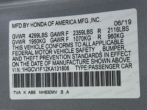 Used 2019 Honda Accord LX image 12