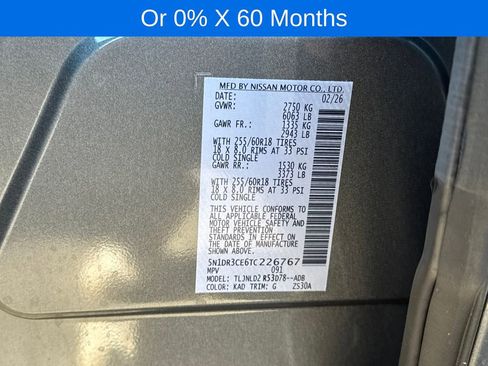 New 2026 Nissan Pathfinder SL w/ Cargo Package image 30