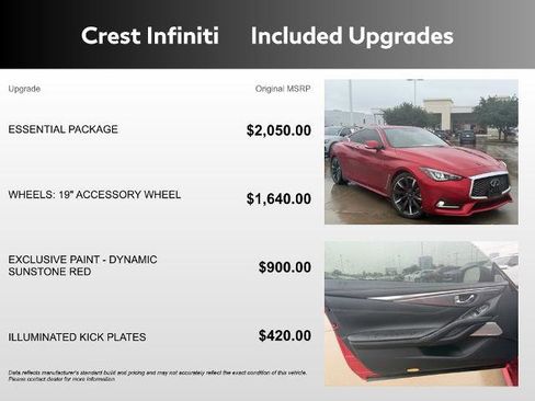 Certified 2022 INFINITI Q60 3.0t Luxe w/ Essential Package RWD image 5