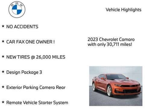 Used 2023 Chevrolet Camaro SS w/ Design Package 3 image 9