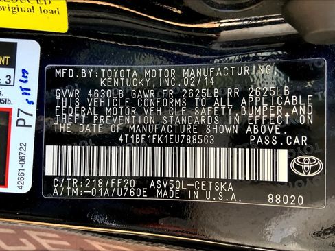 Used 2014 Toyota Camry SE FWD image 35