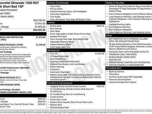 Certified 2023 Chevrolet Silverado 1500 RST AWD/4WD image 5