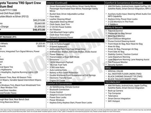 New 2026 Toyota Tacoma TRD Sport image 7