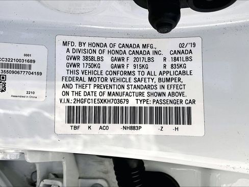 Used 2019 Honda Civic Si image 18