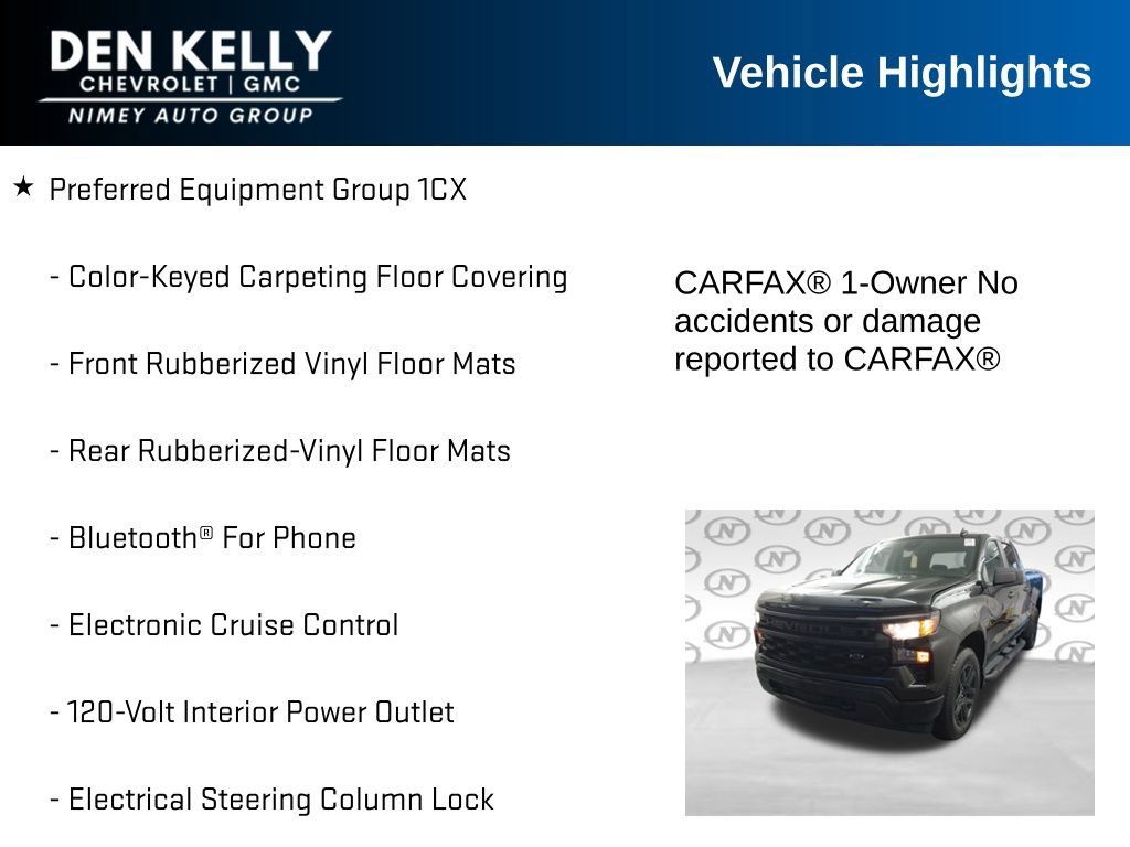 Used 2024 Chevrolet Silverado 1500 Custom w/ Rally Edition AWD/4WD image 10