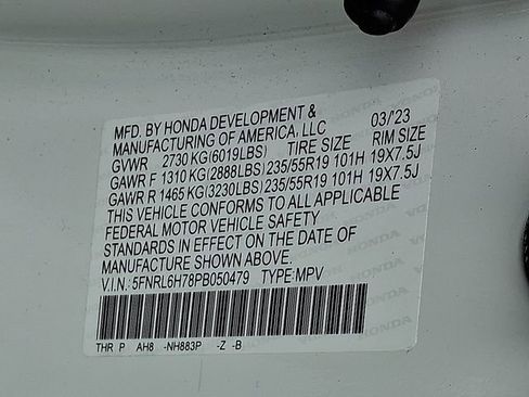 Certified 2023 Honda Odyssey Sport image 24