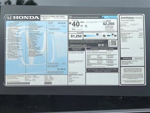 New 2026 Honda CR-V Sport image 21