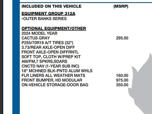 Used 2024 Ford Bronco Outer Banks AWD/4WD image 52