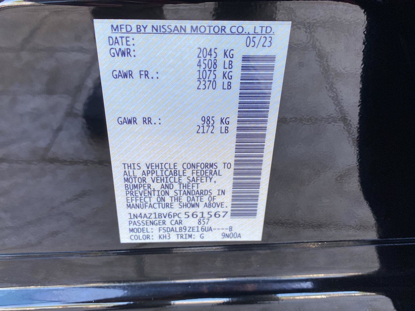 Certified 2023 Nissan Leaf S FWD image 13