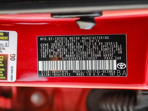 Used 2014 Toyota Corolla LE image 27