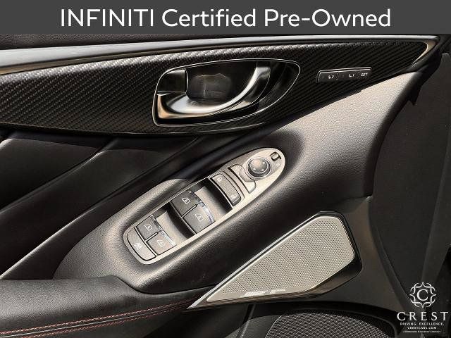 Certified 2023 INFINITI Q50 Red Sport 400 w/ Black Opal Edition RWD image 24