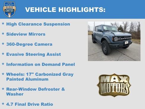 New 2025 Ford Bronco Outer Banks w/ Sasquatch Package AWD/4WD image 23