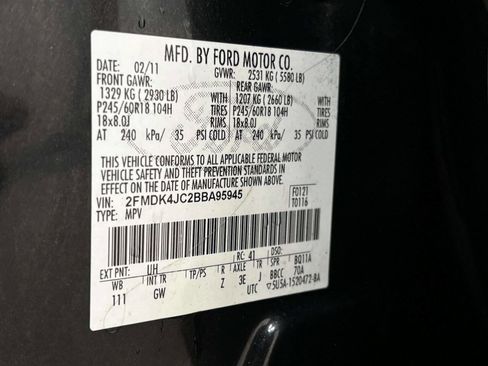 Used 2011 Ford Edge SEL w/ 202A Rapid Spec Order Code image 40