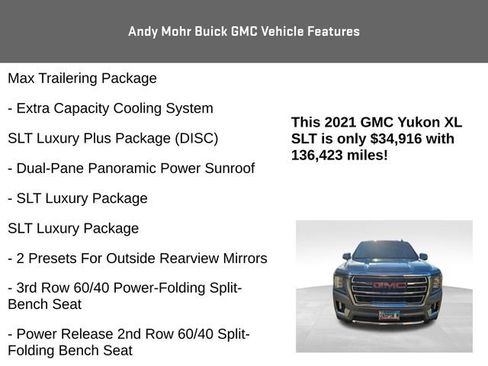 Used 2021 GMC Yukon XL SLT w/ SLT Luxury Plus Package image 12