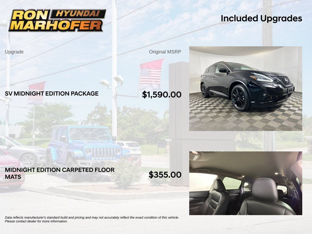 Used 2024 Nissan Murano SV w/ SV Midnight Edition Package AWD/4WD image 6
