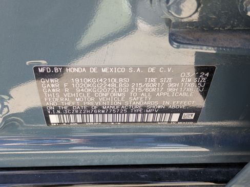 Used 2024 Honda HR-V EX-L image 37