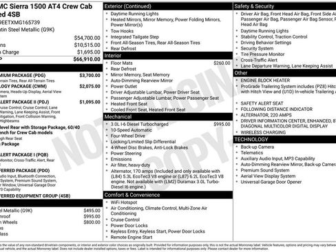 Used 2021 GMC Sierra 1500 AT4 w/ AT4 Premium Package AWD/4WD image 4
