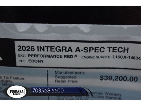 New 2026 Acura Integra A-Spec image 36