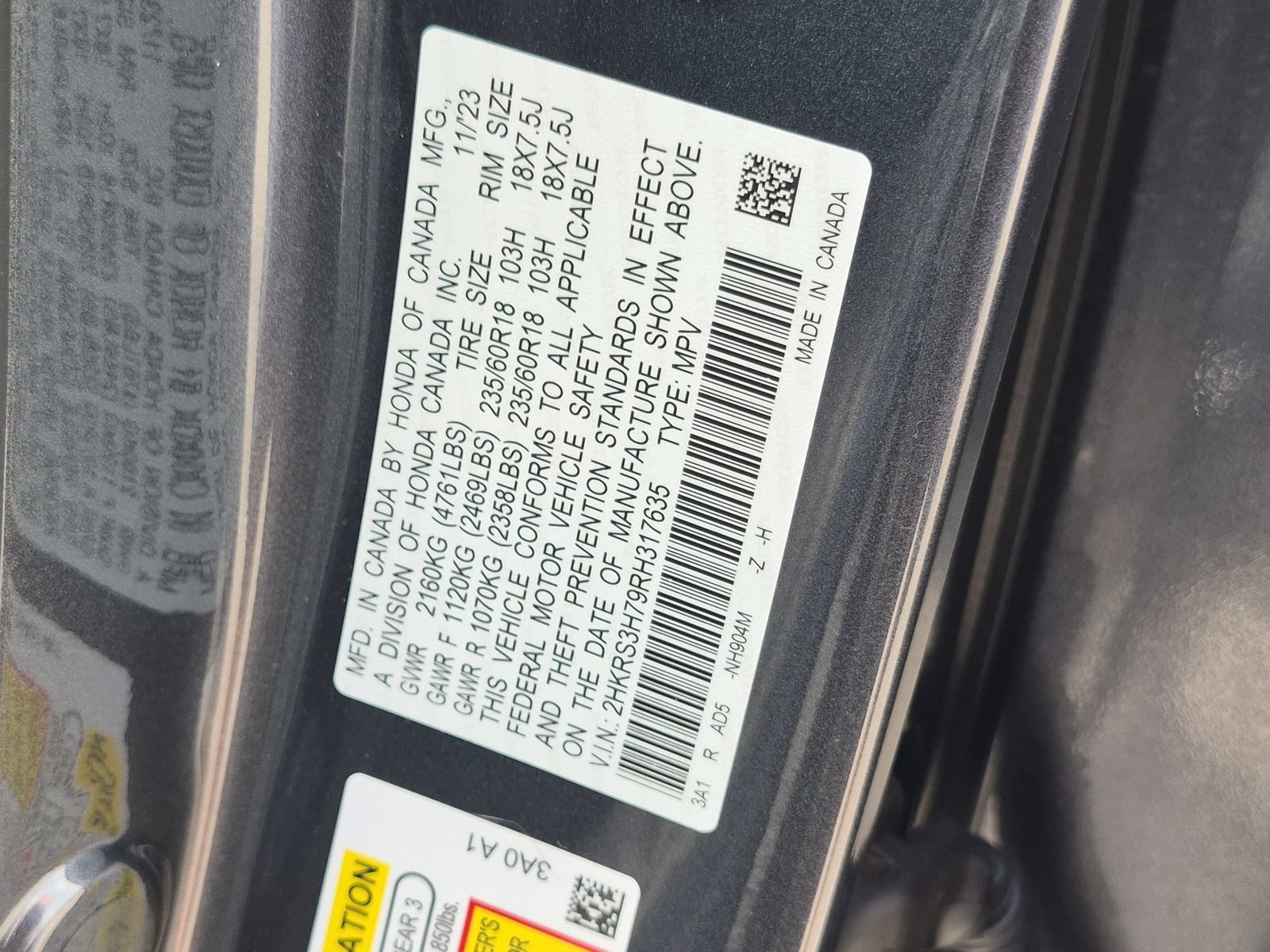 Certified 2024 Honda CR-V EX-L image 25