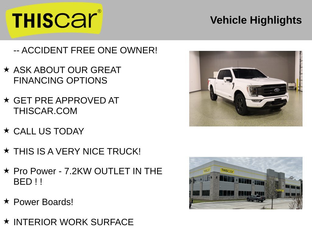 Used 2021 Ford F150 Lariat w/ Equipment Group 502A High AWD/4WD image 12