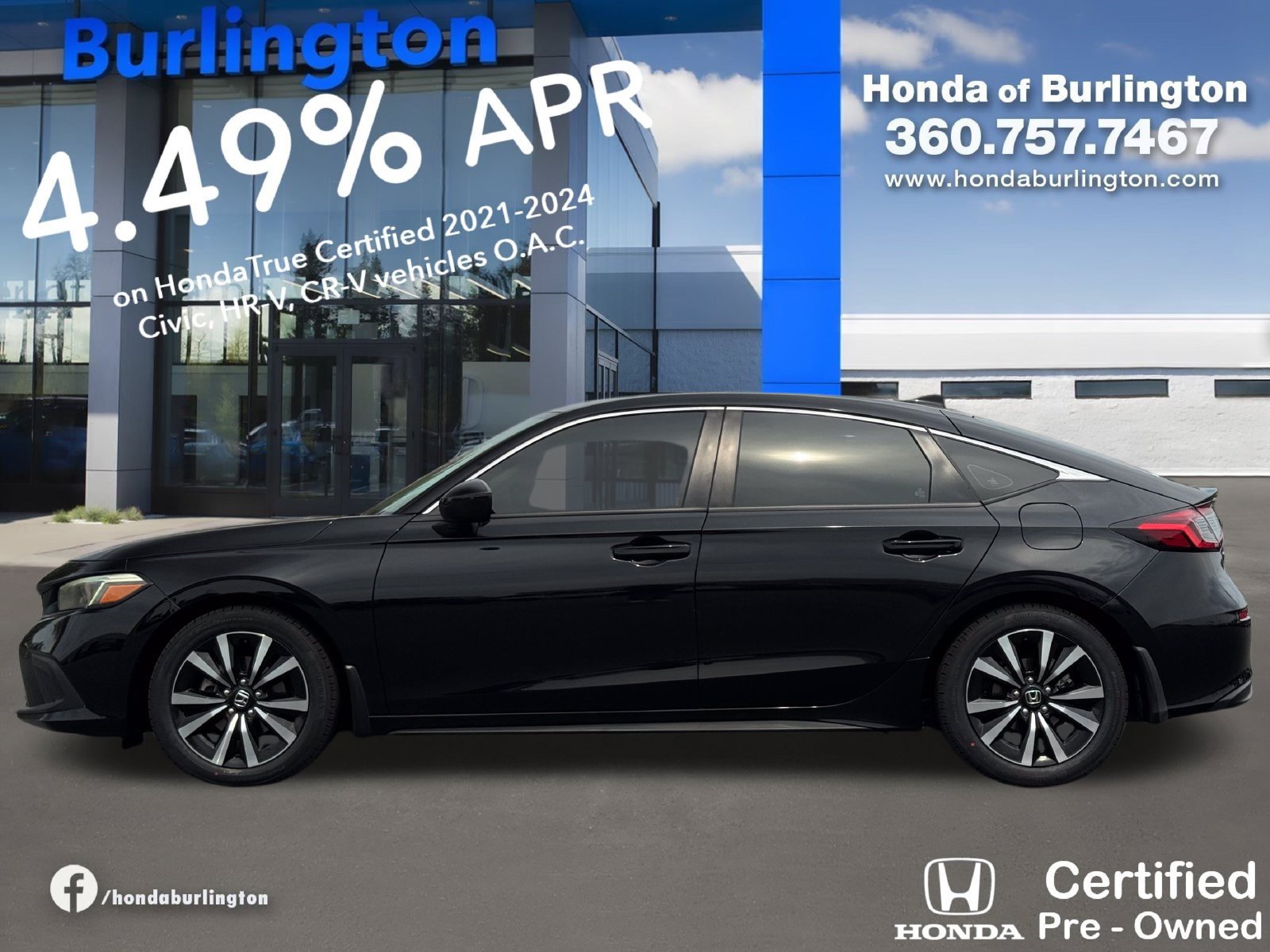 Used 2024 Honda Civic EX-L image 3