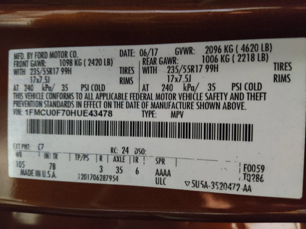 Used 2017 Ford Escape S FWD image 33