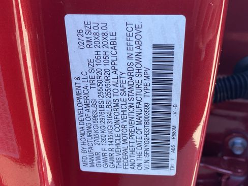 New 2026 Honda Pilot Sport image 19