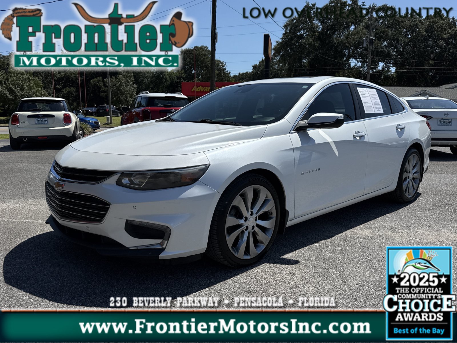 Used 2017 Chevrolet Malibu Premier w/ Premier Sun and Wheel Package FWD image 1