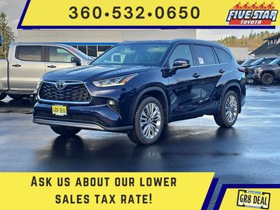 New 2026 Toyota Highlander Platinum