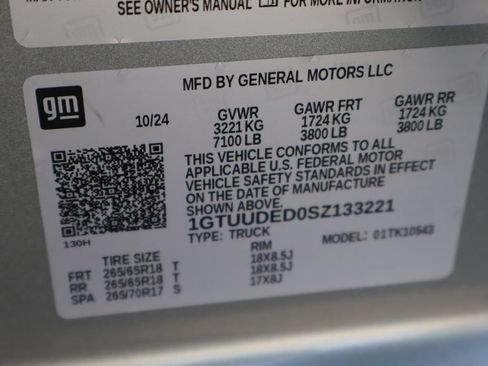 Certified 2025 GMC Sierra 1500 SLT AWD/4WD image 54