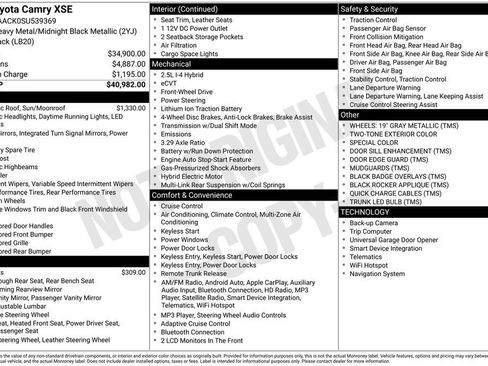 Used 2025 Toyota Camry XSE image 20
