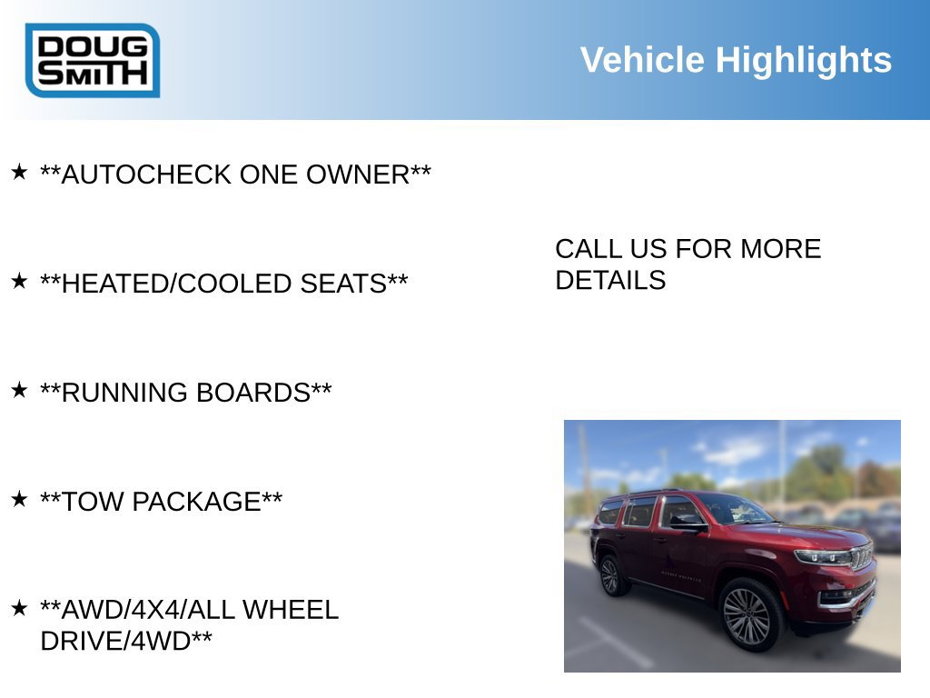Used 2024 Jeep Grand Wagoneer Series III w/ HD Trailer Tow Package AWD/4WD image 13
